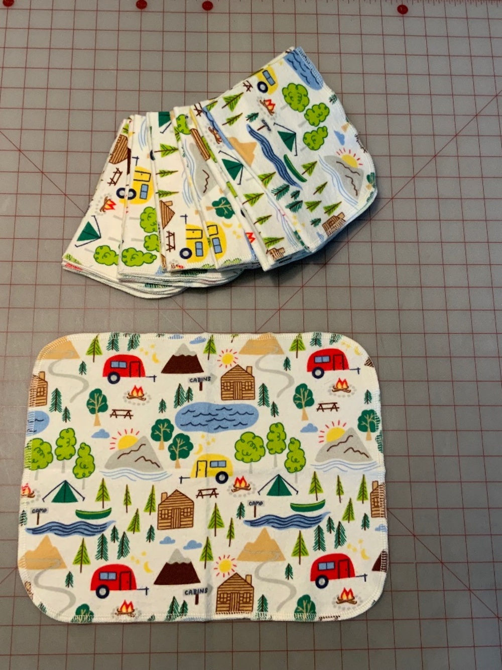 Eco-friendly Cloth “Paper” reusable paper towels, Size:  ~11” x 14”